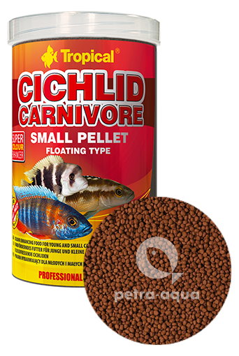 Tropical Cichlid Carnivore Small Pellet for UK
