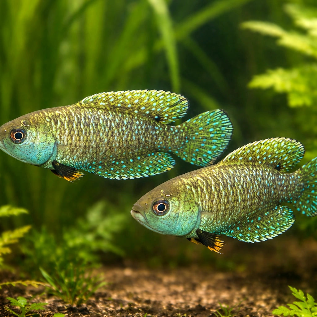 Afinis Pearl Fish — tropical fish for sale UK — AI pair planted view