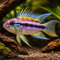 Agassiz´s Rio Madeira dwarf cichlid — tropical fish for sale UK — AI hero driftwood view