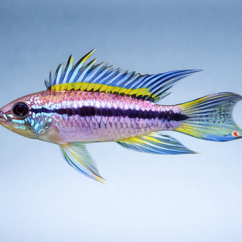 Agassiz´s Rio Madeira dwarf cichlid — tropical fish for sale UK — AI side clean view