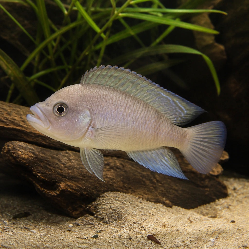 Cichlid Calvus — Lake Tanganyika Cichlids for sale UK — AI natural aquarium view