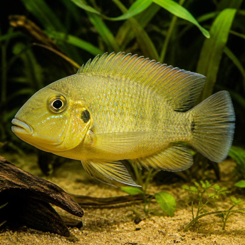 Amatitlania nanolutea — tropical fish for sale UK — AI natural aquarium view