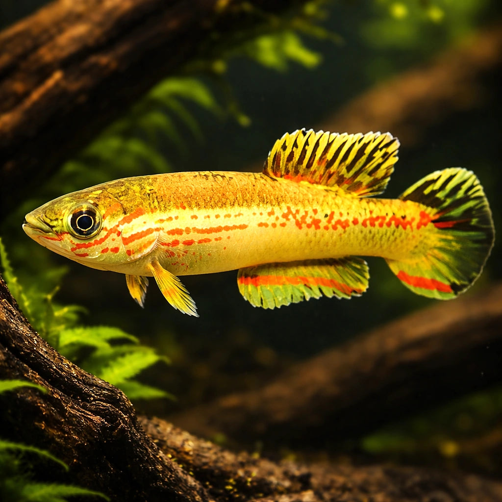Amiet's Killie — tropical fish for sale UK — AI hero driftwood view