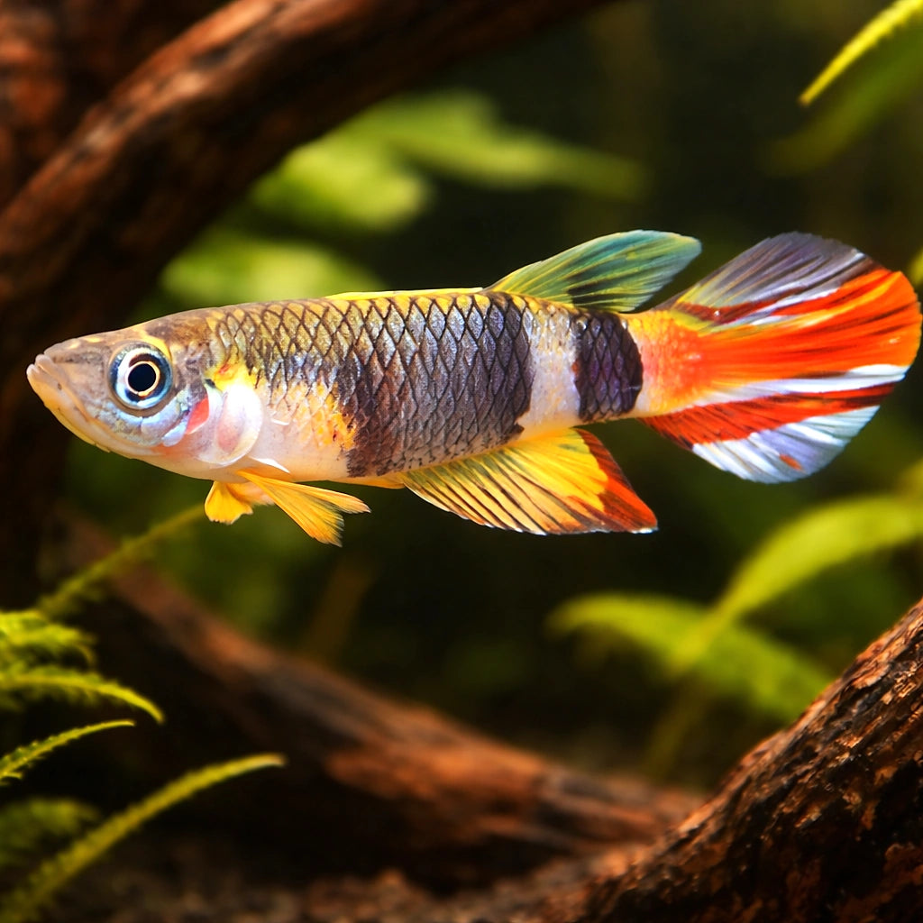 Annulatus — tropical fish for sale UK — AI hero driftwood view