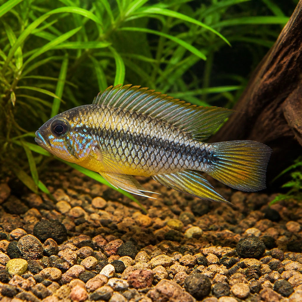 Apistogramma Baenschi - Inca — tropical fish for sale UK — AI natural aquarium view