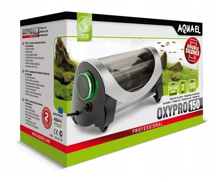 Aquael OxyPro air pump 150 l/h compact aquarium aeration pump