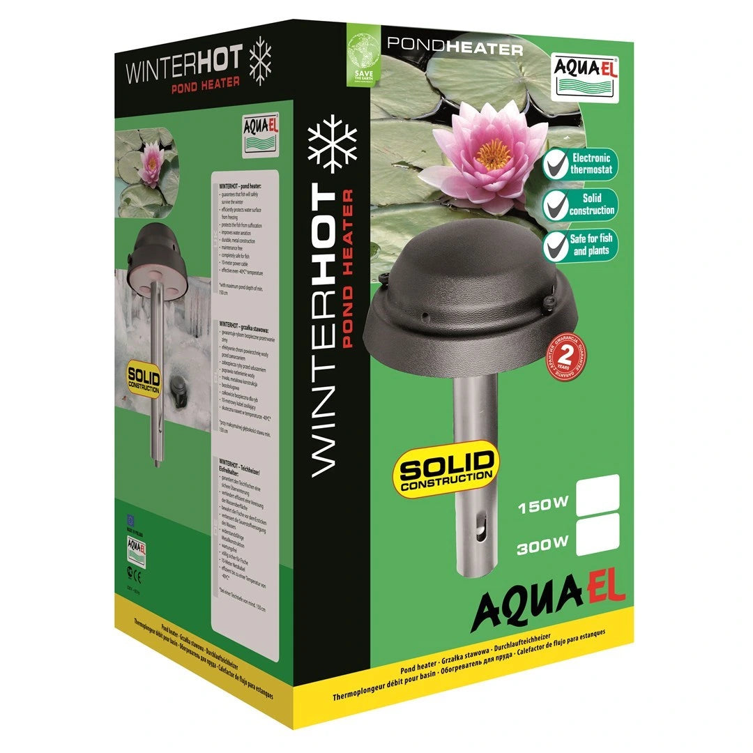 Aquael WinterHot 300W-AQMS pond heater for winter pond protection