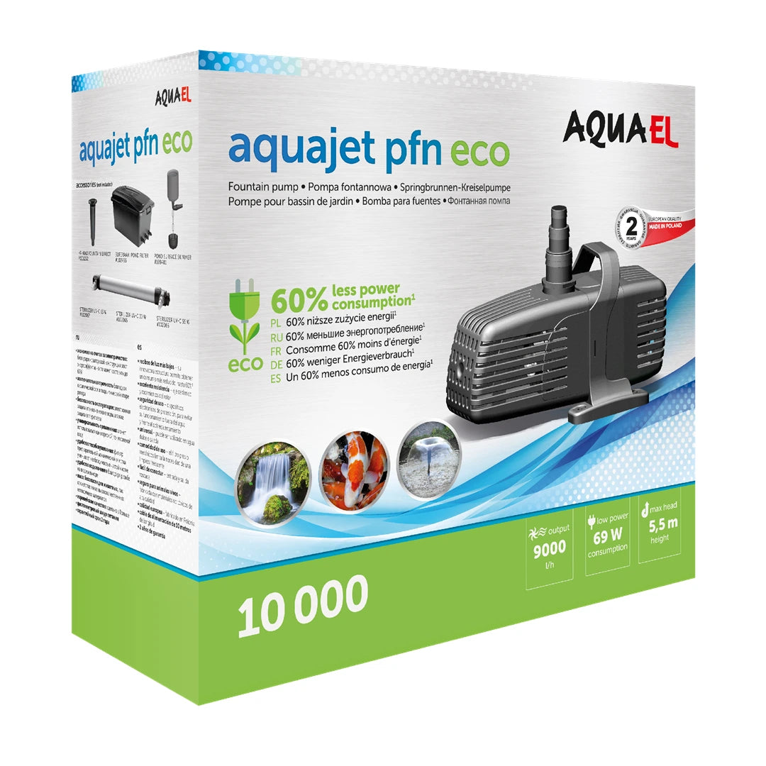 Aquael AquaJet PFN 1000 l/h pond pump for water circulation and filtration