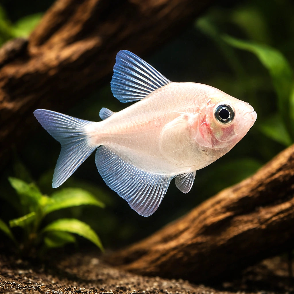 Gold Widow Tetras - Gymnocorymbus Ternetzi «Gold» - South American Tetras, Stunning Tropical Fish That Thrive in Peaceful…
