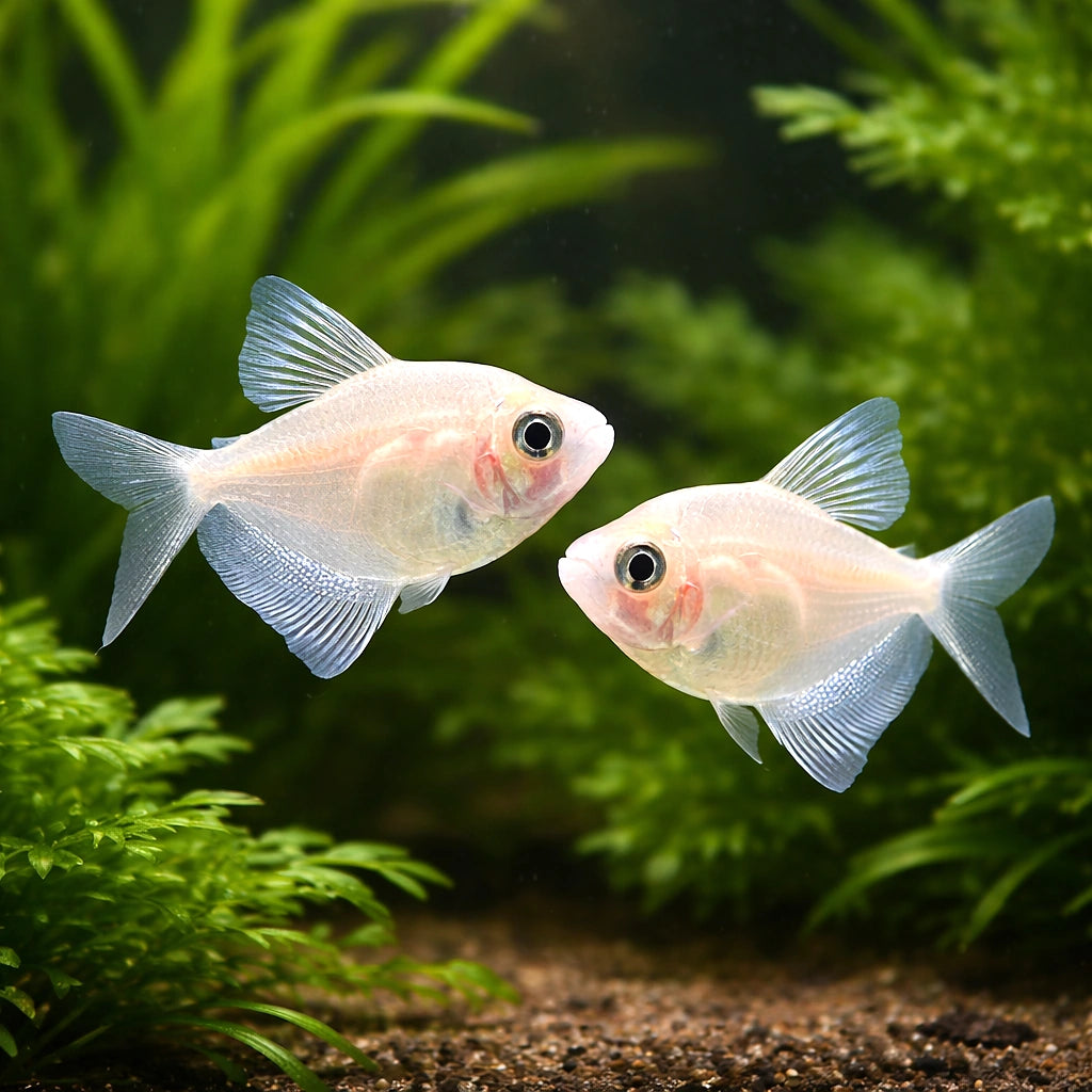 Gold Widow Tetras - Gymnocorymbus Ternetzi «Gold» - South American Tetras, Stunning Tropical Fish That Thrive in Peaceful…