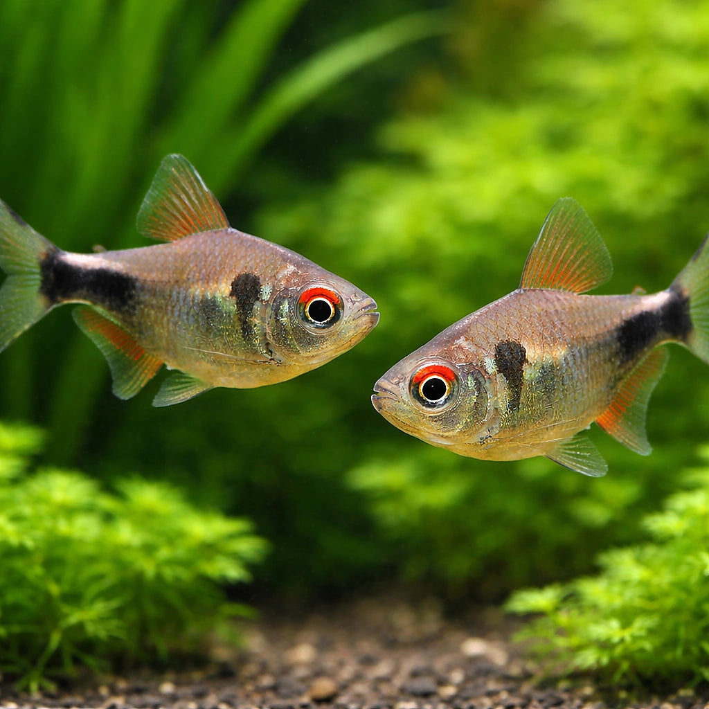 Pretty Tetras - Hemigrammus Pulcher - Garnet Tetra - South American Tetras, Stunning Tropical Schooling Fish for Peaceful…