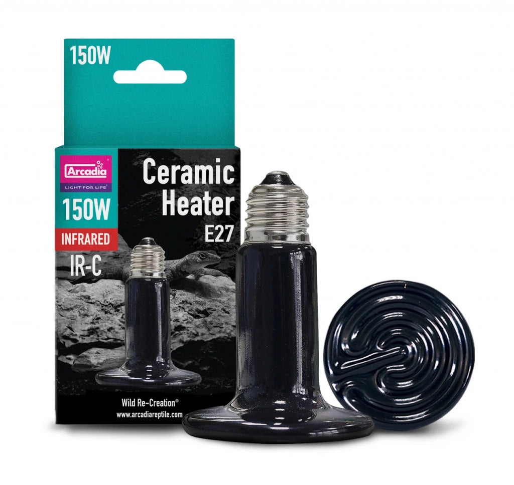 Arcadia Ceramic Heat Lamp E27 50W ceramic heat emitter for terrarium heating