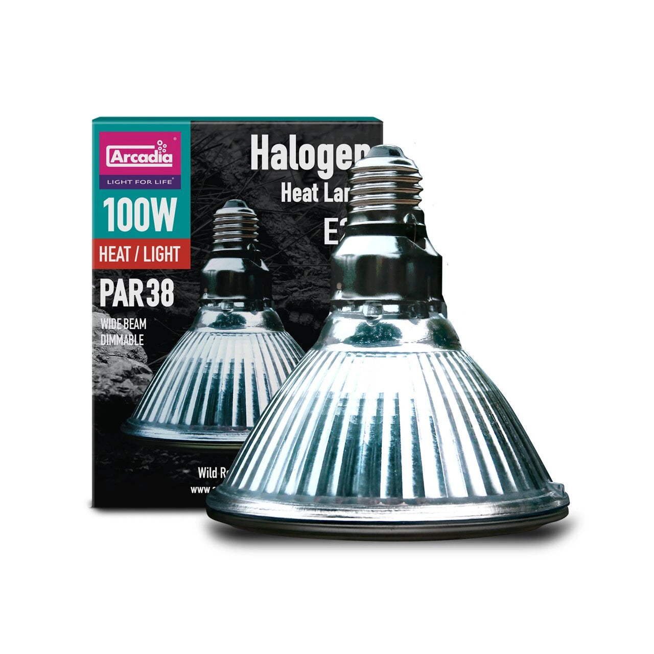 Arcadia Halogen Basking Spot 50 W basking heat lamp bulb