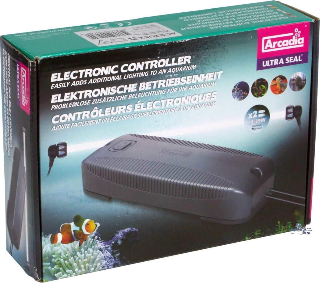 Arcadia T5 IP67 UltraSeal Electronic Controller 24-39 W single unit for aquarium lighting