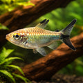 Arnoldichthys spilopterus 5 - — tropical fish for sale UK — AI hero driftwood view