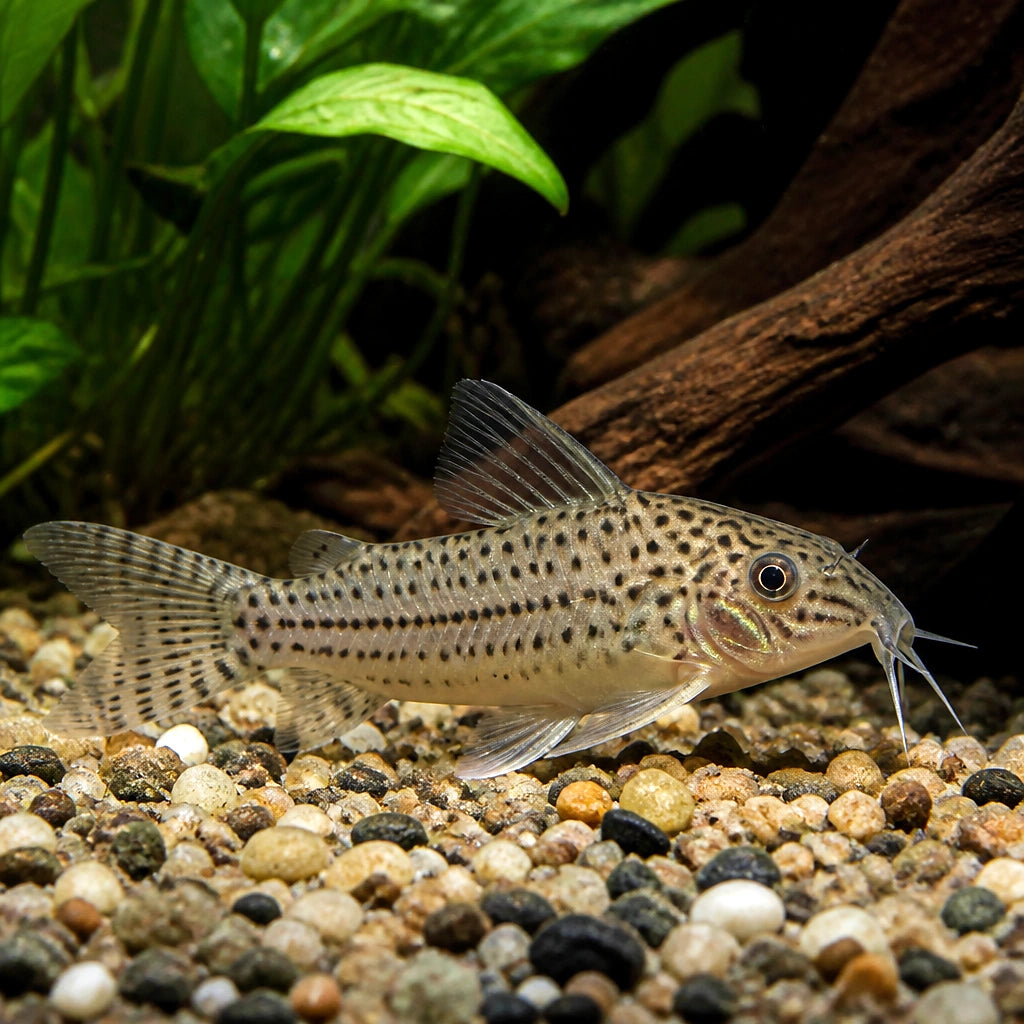 Aspidoras spilotus C125 — Catfish cory pleco for sale UK — AI natural aquarium view