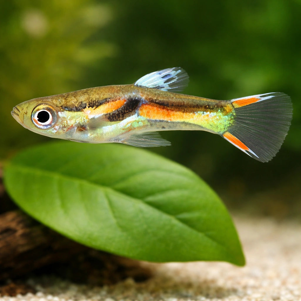 Endlers Guppy — tropical fish for sale UK — AI scale plant view