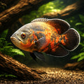 Astronotus ocellatus — South American Cichlids for sale UK — AI hero driftwood view