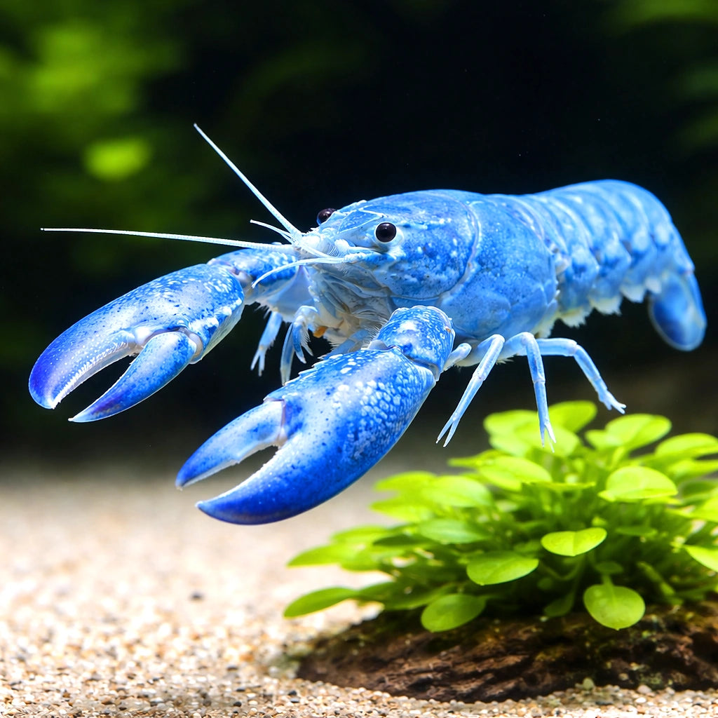 Australia bleu pearl lobster — tropical fish for sale UK — AI scale plant view