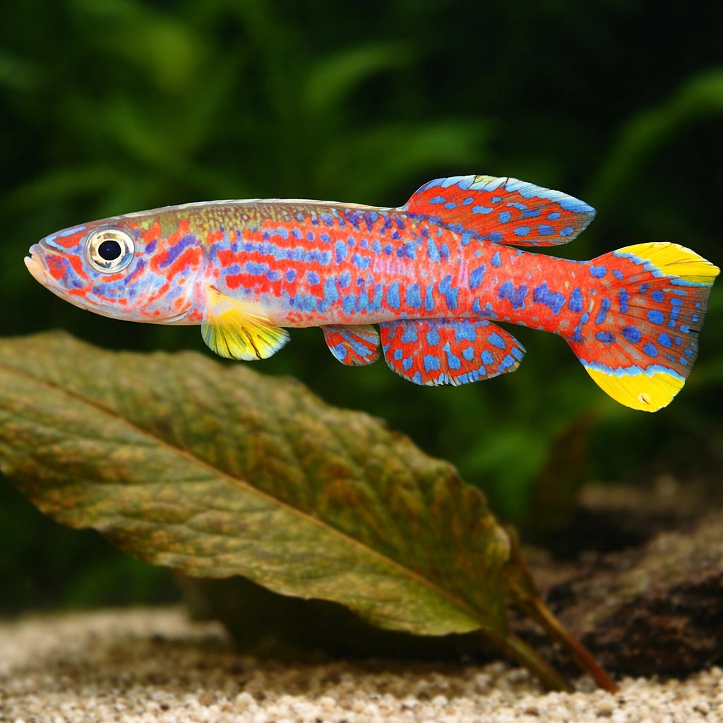 Azure Killie — tropical fish for sale UK — AI scale plant view
