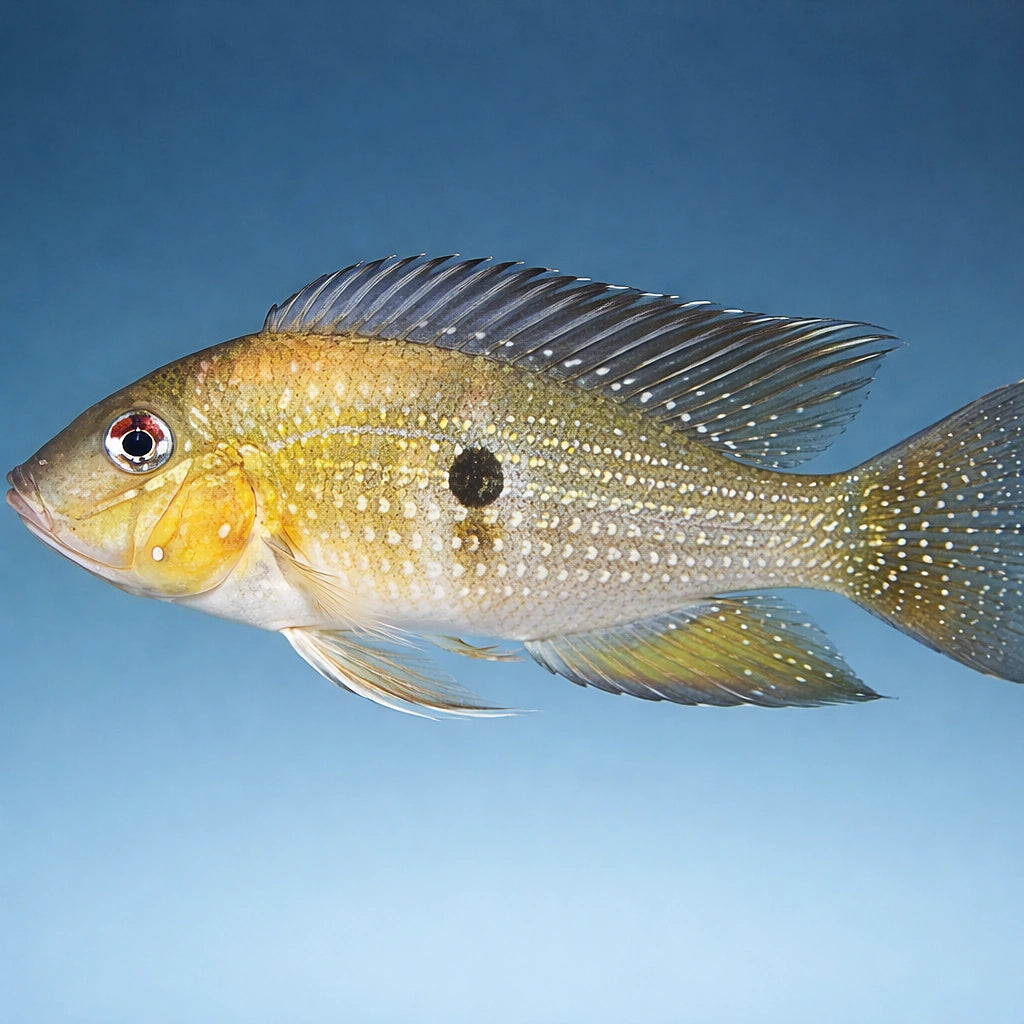 Bandit Cichlid — tropical fish for sale UK — AI side clean view