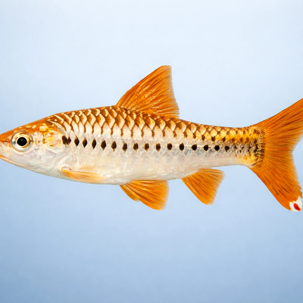 Barbus /Barbodes/ ablabes 3,5 - — tropical fish for sale UK — AI side clean view