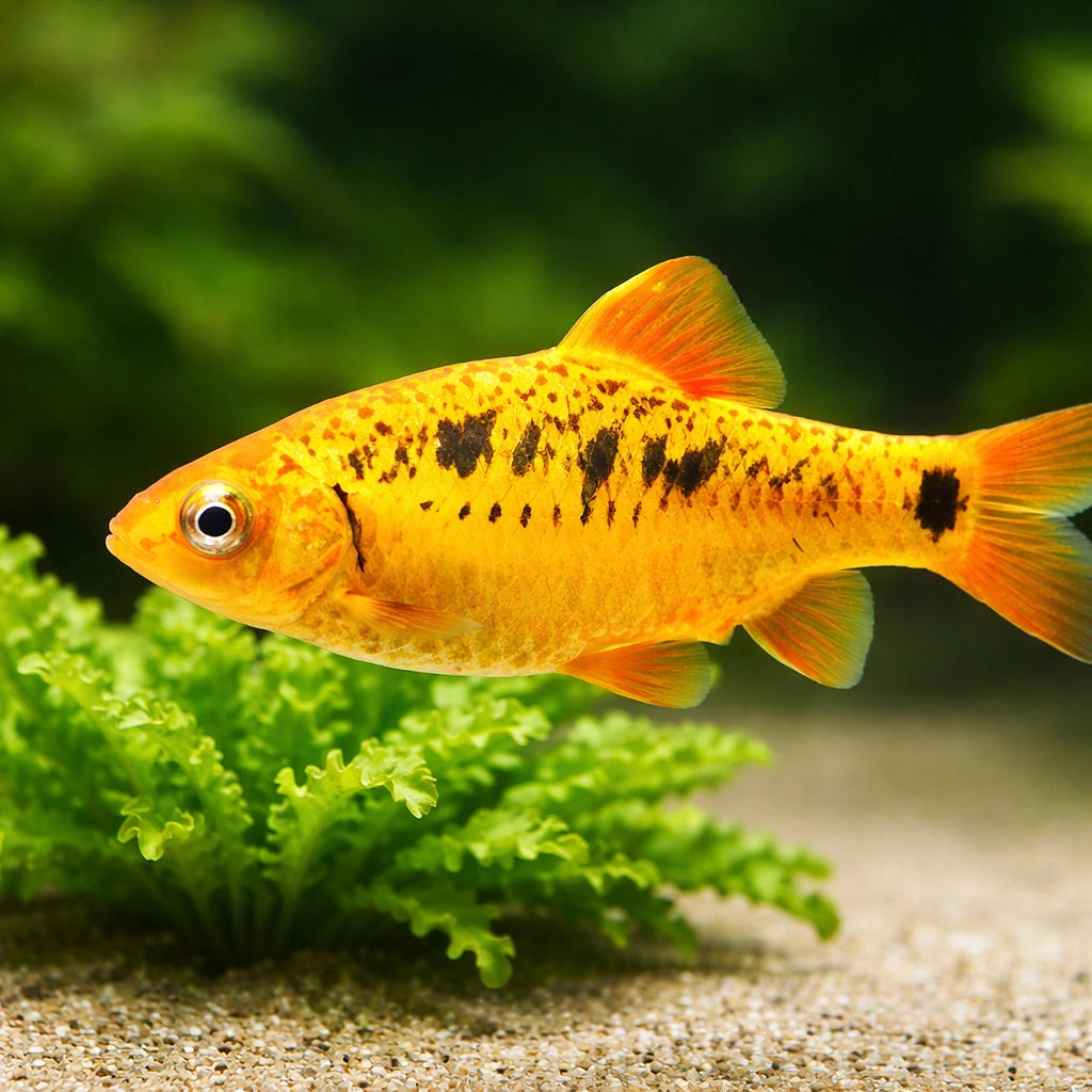 Barbus /Capoeta/ schuberti neon 3 - — tropical fish for sale UK — AI scale plant view