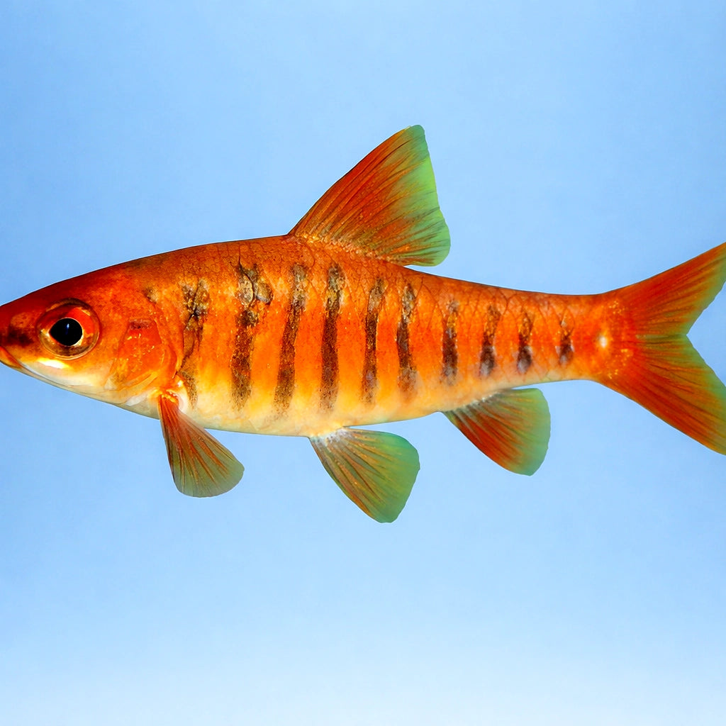 Barbus fasciolatus/ barilioides 3,5 - 4, — tropical fish for sale UK — AI side clean view
