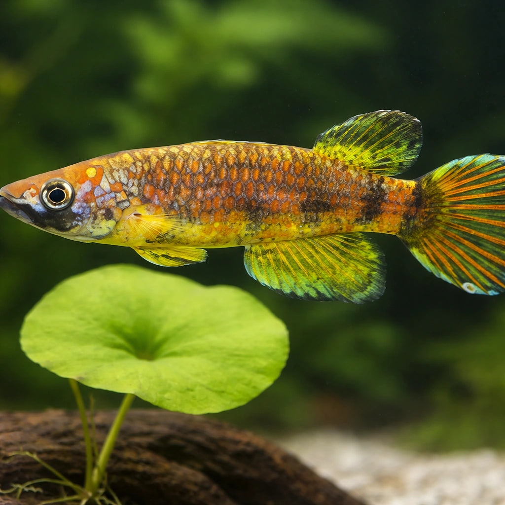 Berkenkamp's Epiplatys — tropical fish for sale UK — AI scale plant view