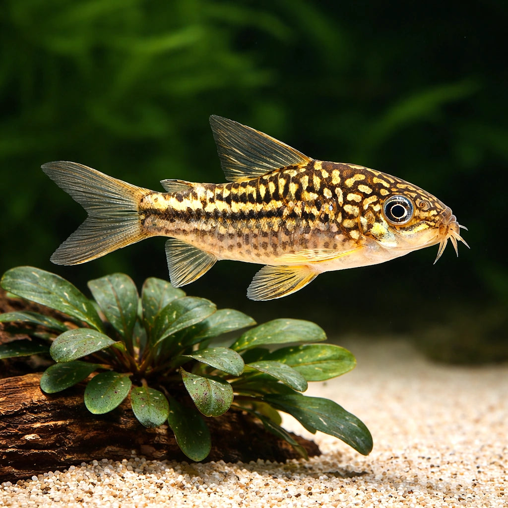 best algae eating fish — Catfish cory pleco for sale UK — AI scale plant view