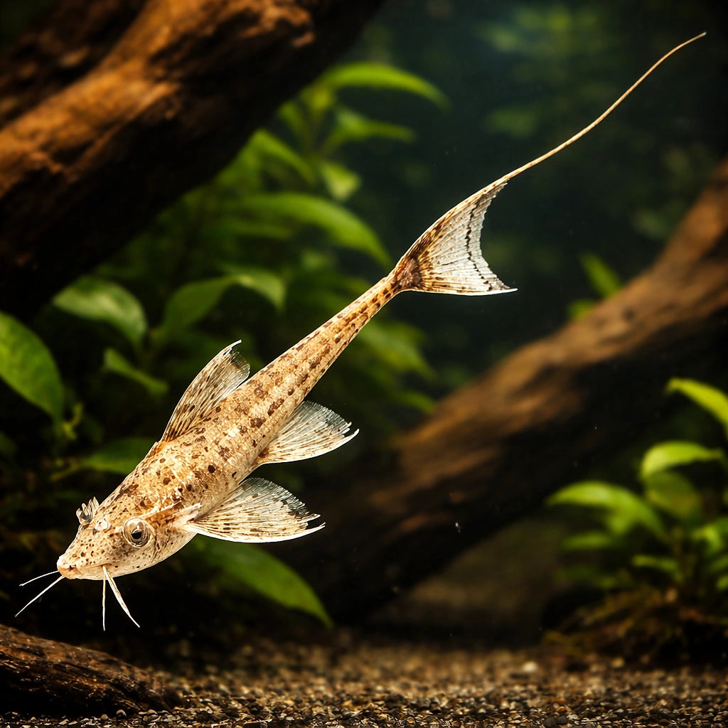 best algae eating fish — Catfish cory pleco for sale UK — AI hero driftwood view