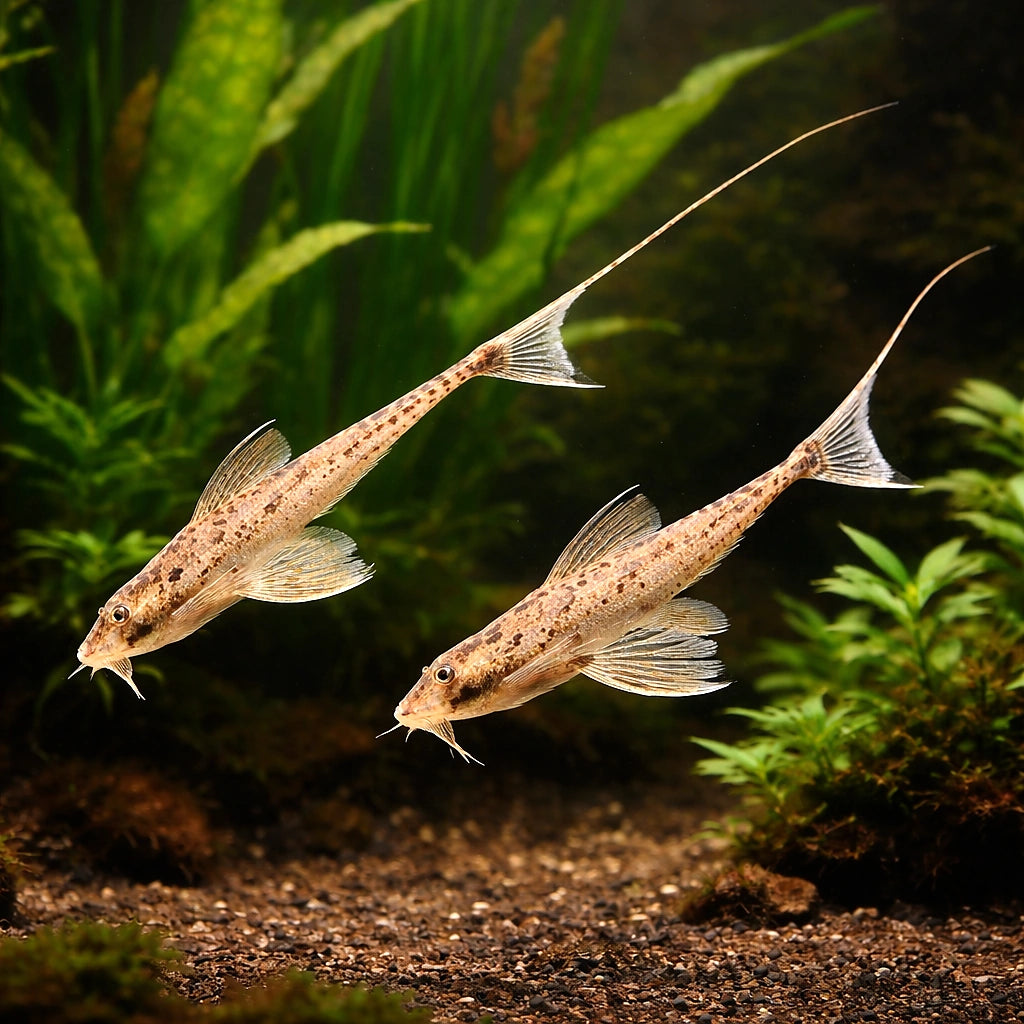best algae eating fish — Catfish cory pleco for sale UK — AI pair planted view