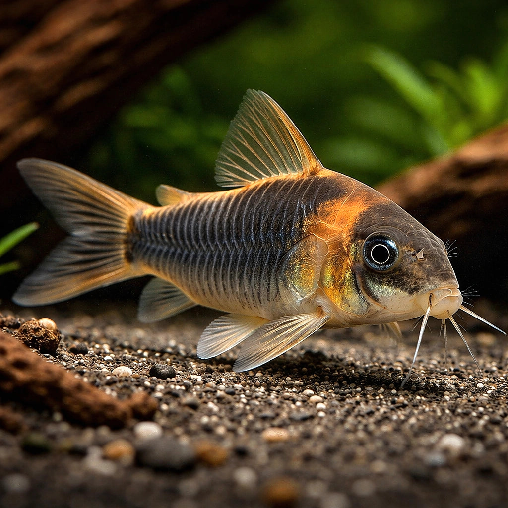 best algae eating fish — tropical fish for sale UK — AI hero driftwood view