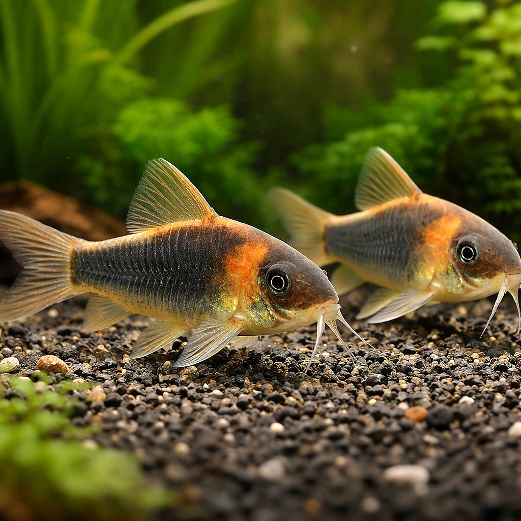 best algae eating fish — tropical fish for sale UK — AI pair planted view