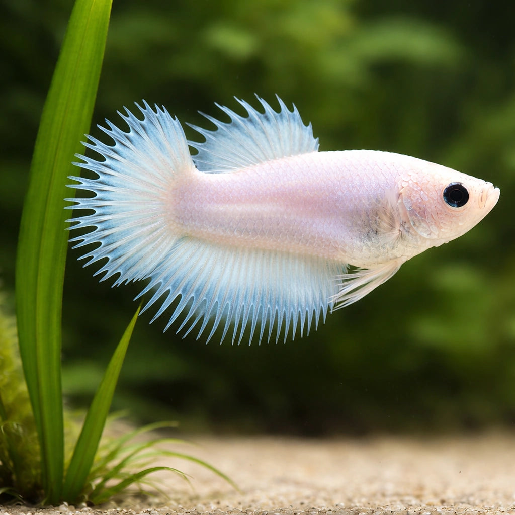 betta fish temperature — Betta Fighter fish for sale UK — AI scale plant view