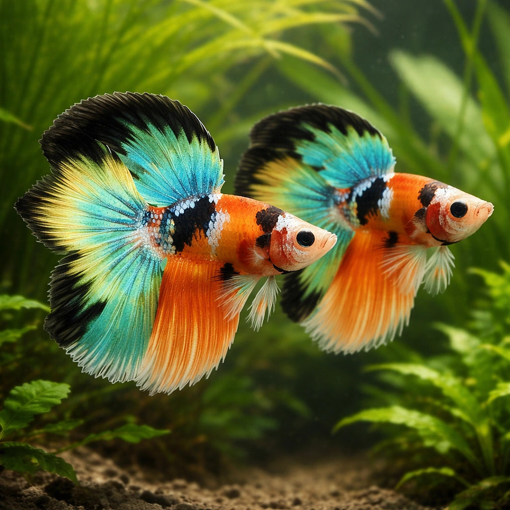 betta fish temperature — Betta Fighter fish for sale UK — AI pair planted view
