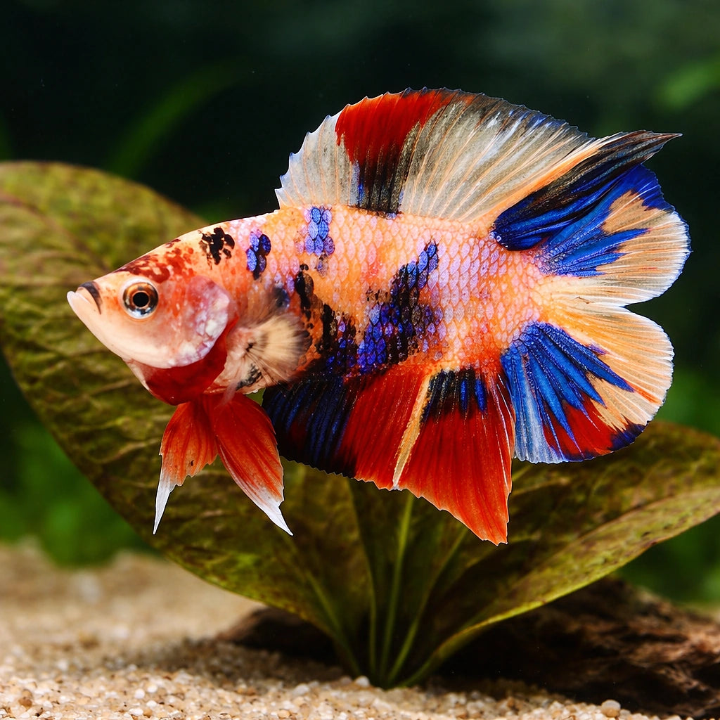 betta fish temperature — Betta Fighter fish for sale UK — AI scale plant view