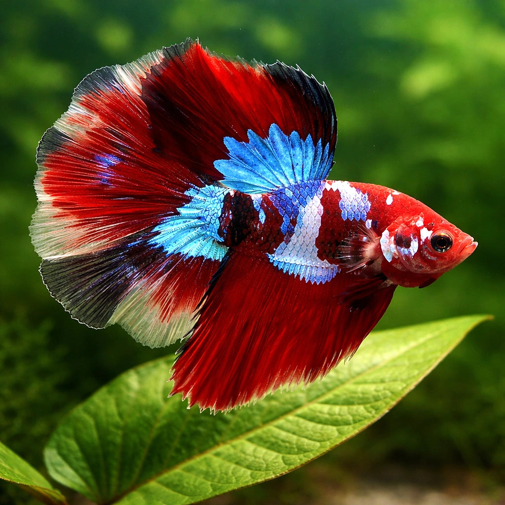 betta fish temperature — Betta Fighter fish for sale UK — AI scale plant view
