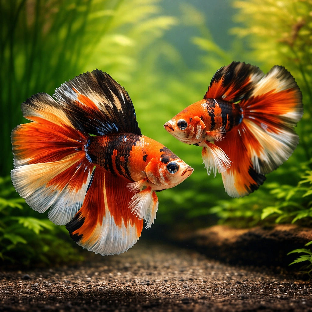 betta fish temperature — Betta Fighter fish for sale UK — AI pair planted view