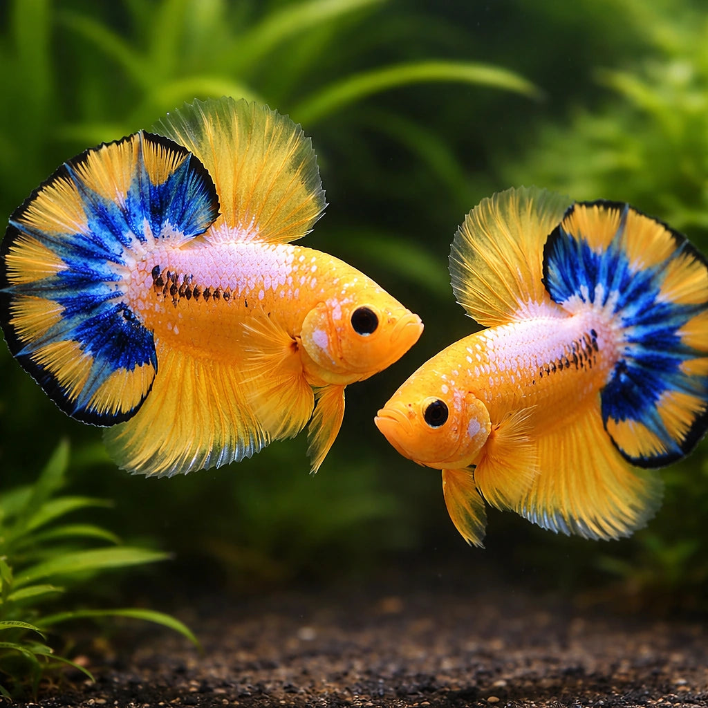 betta fish temperature — Betta Fighter fish for sale UK — AI pair planted view