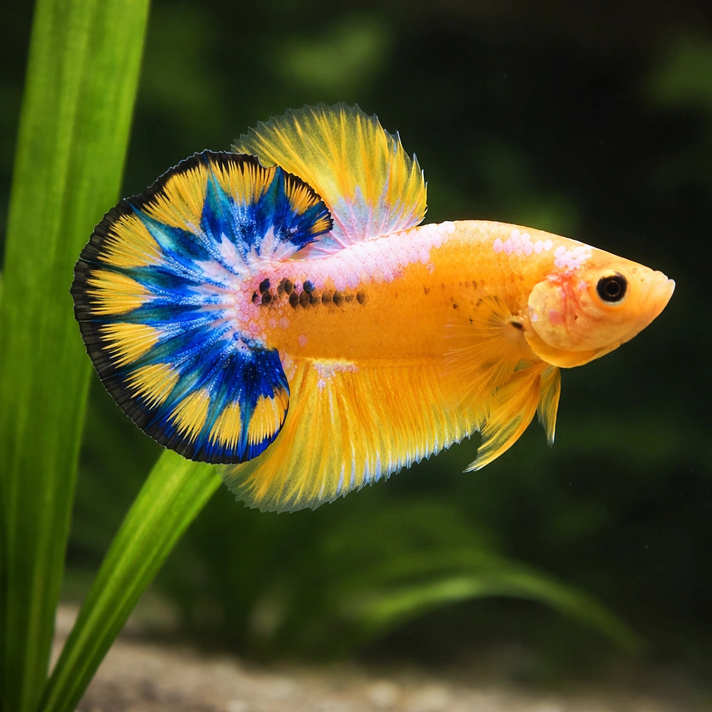 betta fish temperature — Betta Fighter fish for sale UK — AI scale plant view