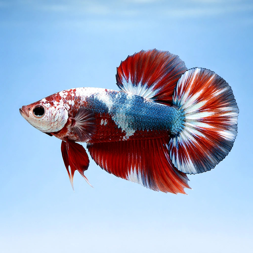 betta fish temperature — Betta Fighter fish for sale UK — AI side clean view