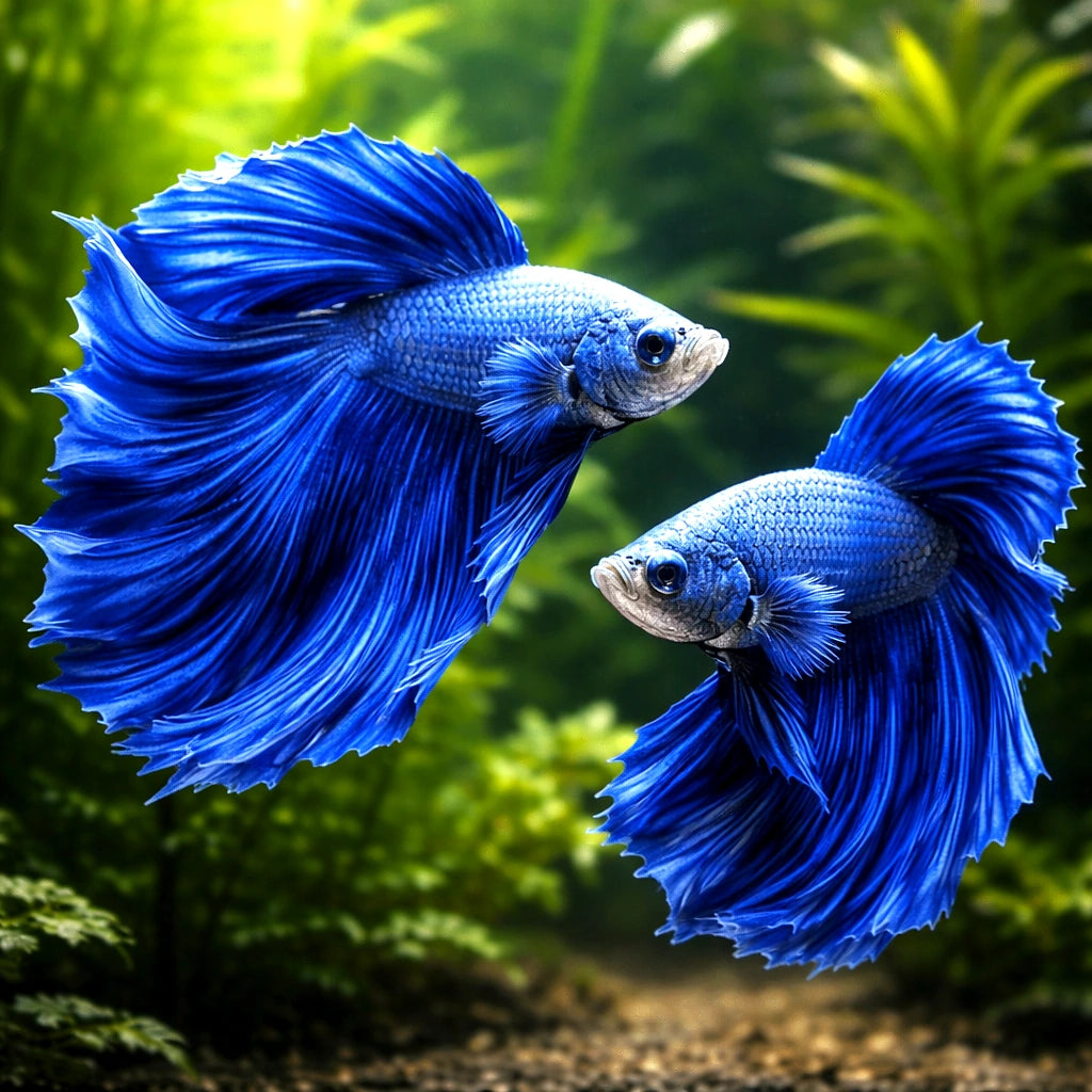 betta fish temperature — Betta Fighter fish for sale UK — AI pair planted view