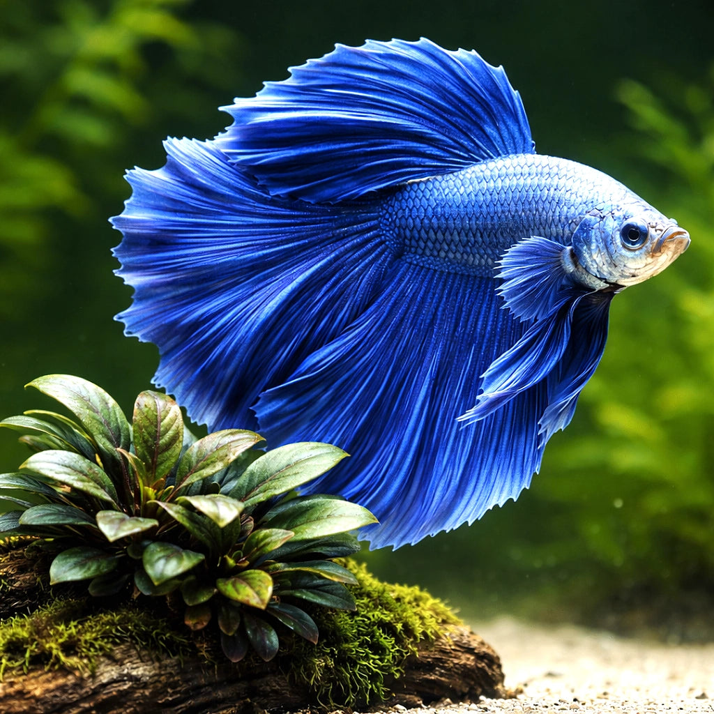 betta fish temperature — Betta Fighter fish for sale UK — AI scale plant view