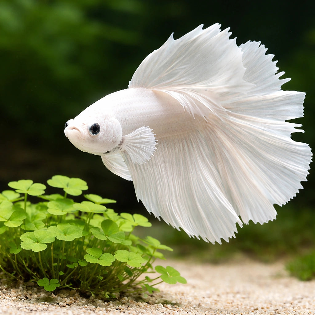 betta fish temperature — Betta Fighter fish for sale UK — AI scale plant view