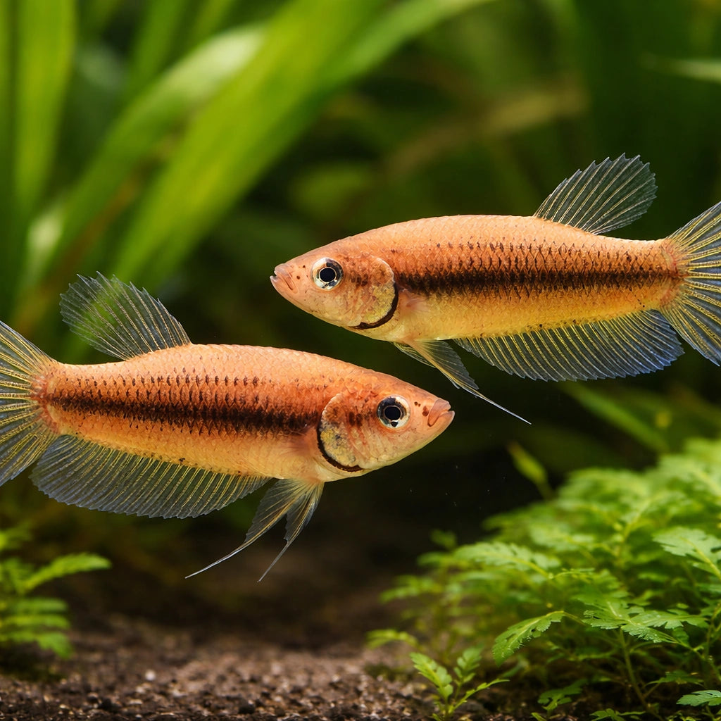 Betta spl. female Mahachaiensis XL — tropical fish for sale UK — AI pair planted view