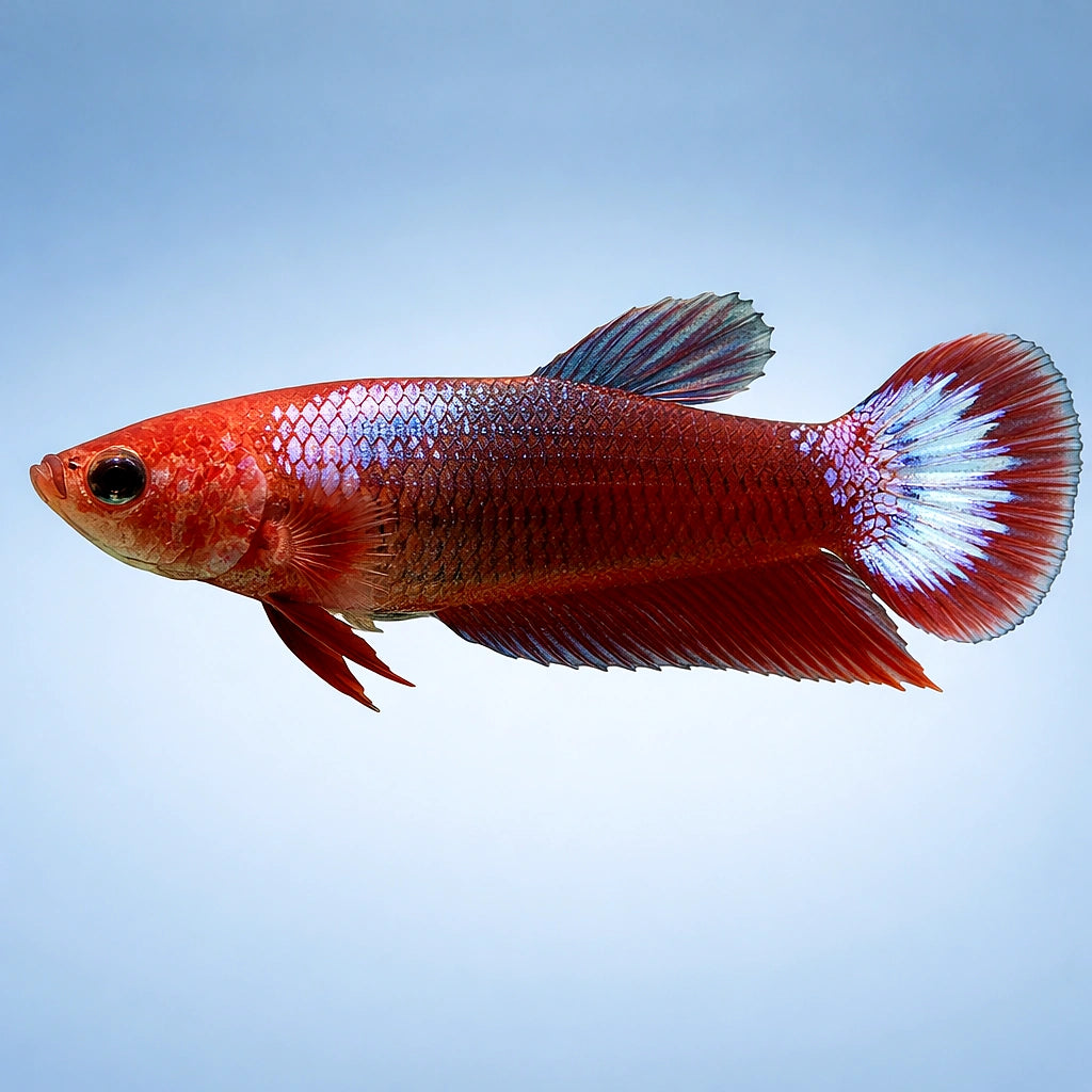 Betta spl. female plakat mix L — tropical fish for sale UK — AI side clean view