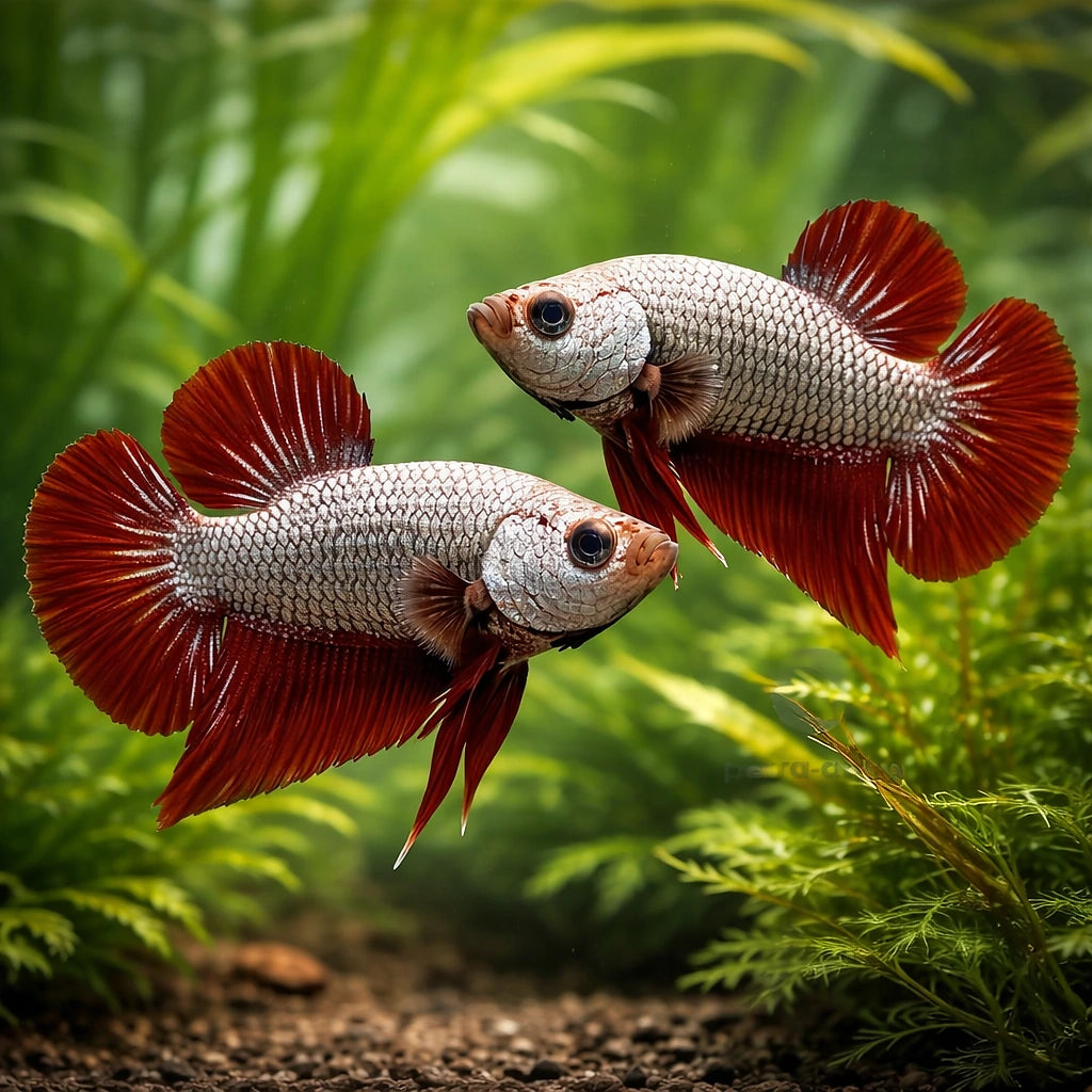 Betta spl. male dragon plakat XL — tropical fish for sale UK — AI pair planted view