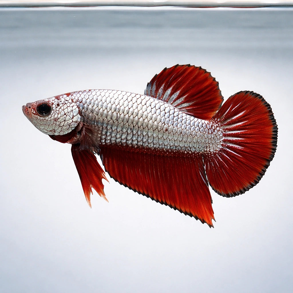 Betta spl. male dragon plakat XL — tropical fish for sale UK — AI side clean view