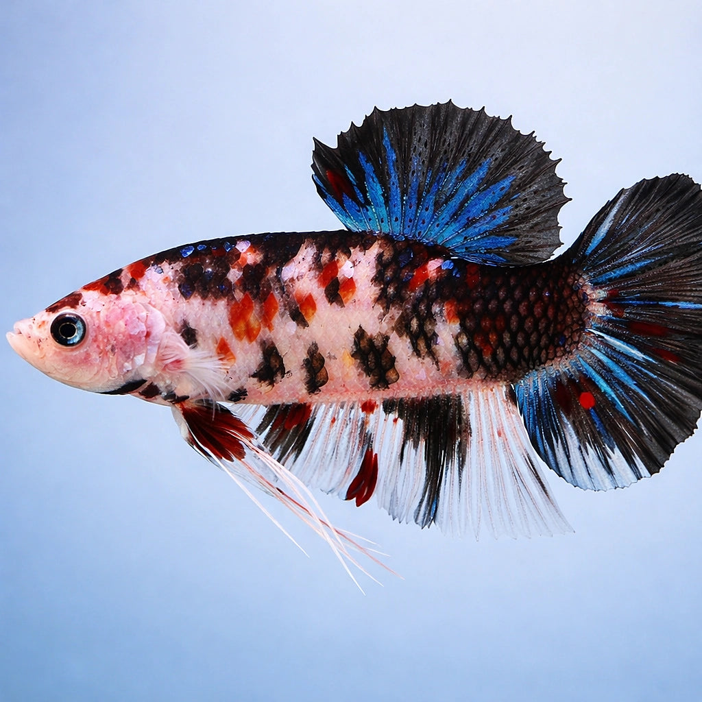 Betta spl. male giant koi 6 - — tropical fish for sale UK — AI side clean view